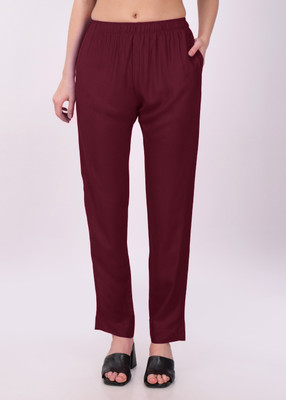 Go Gazab Regular Fit Women Multicolor Trousers