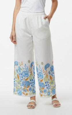 EarTech Straight Fit Women Blue Trousers