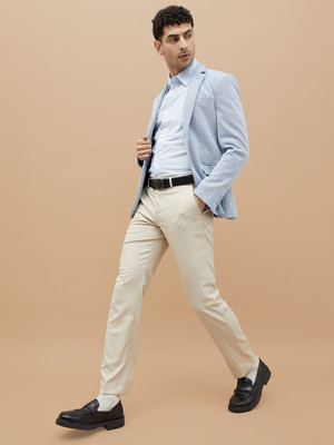CODE by Lifestyle Regular Fit Men Beige Trousers
