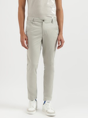 United Colors of Benetton Slim Fit Men Grey Trousers