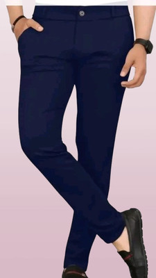 Nitya TrackP Regular Fit Men Blue Trousers