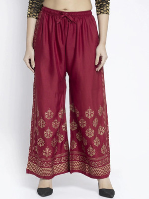 SMASUMM Comfort Fit Women Maroon Trousers