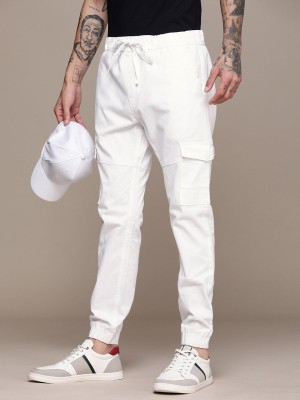 WROGN Regular Fit Men White Trousers