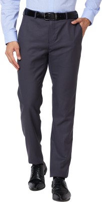 Raymond Slim Fit Men Purple Trousers