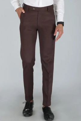ShiviCreation Regular Fit Men Brown Trousers