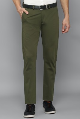 Allen Solly Slim Fit Men Green Trousers