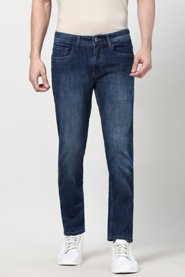 PETER ENGLAND Regular Fit Men Blue Trousers