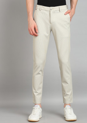 KILLER Slim Fit Men Light Green Trousers