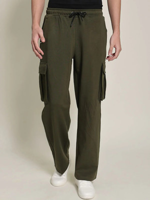 Bene Kleed Relaxed Men Dark Green Trousers