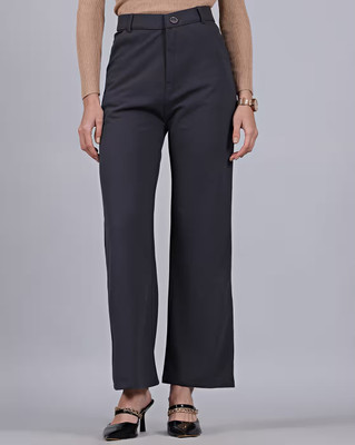 Stylefabs Regular Fit Women Dark Blue Trousers