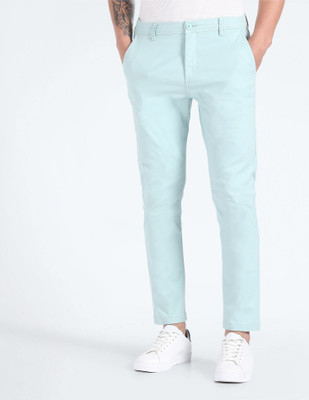 FLYING MACHINE Relaxed Men Blue Trousers