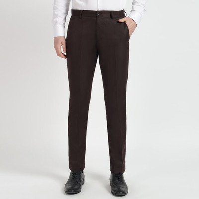 5 iguanas Regular Fit Men Brown Trousers