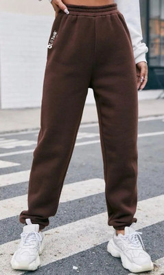 CLOTHINK India Regular Fit Men Brown Trousers