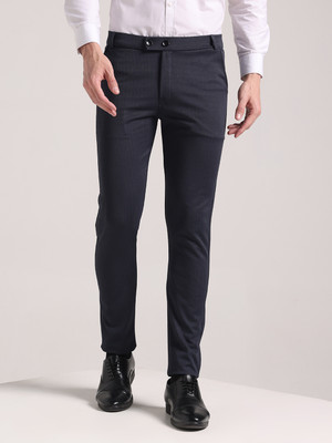 Moda Rapido Regular Fit Men Black Trousers
