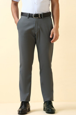 Allen Solly Regular Fit Men Grey Trousers