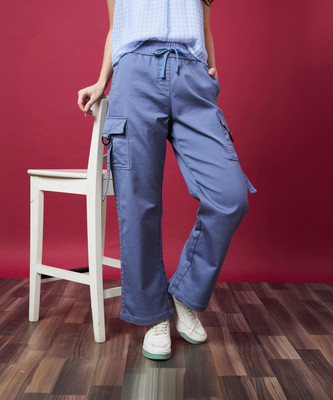 Globus Regular Fit Women Blue Trousers