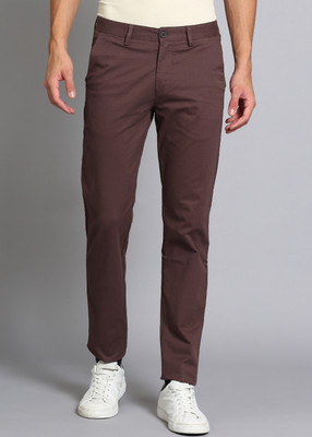 PETER ENGLAND Regular Fit Men Red Trousers