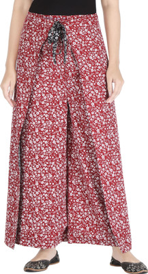 HouseOfCommon Comfort Fit Women Red Trousers