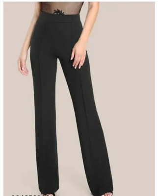 Rhenowear Comfort Fit Women Black Trousers