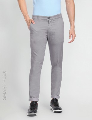 ARROW Skinny Fit Men Grey Trousers