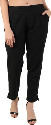 Jaipur Global Regular Fit Women Black Trousers