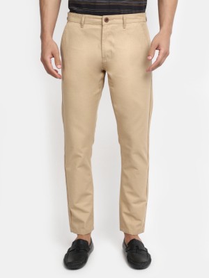 V-MART Regular Fit Men Brown, Brown Trousers