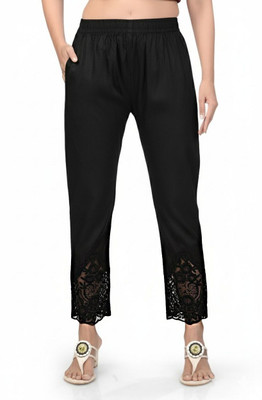 zeny creation Regular Fit Women White Trousers