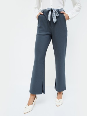 CODE by Lifestyle Regular Fit Women Grey Trousers