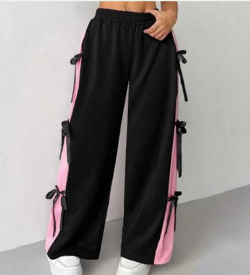 RameenFashion Regular Fit Women Black Trousers