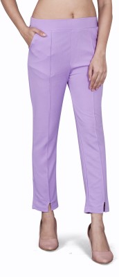 STF THE FASHION ICON Regular Fit Women Purple Trousers