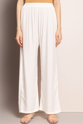 URMILA FASHION Relaxed Women White Trousers