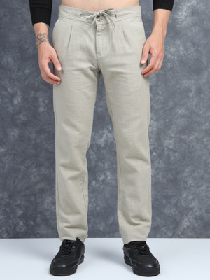Moda Rapido Regular Fit Men Grey Trousers