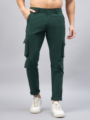 STUDIO NEXX Relaxed Men Dark Green Trousers