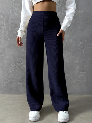 Rajovati Loose Fit Women Dark Blue Trousers