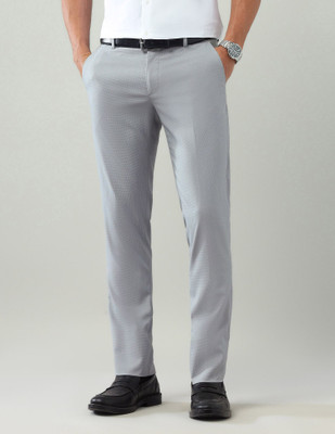 ARROW Regular Fit Men Grey Trousers