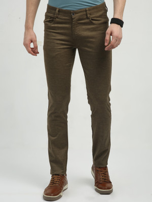 CP BRO Regular Fit Men Khaki Trousers