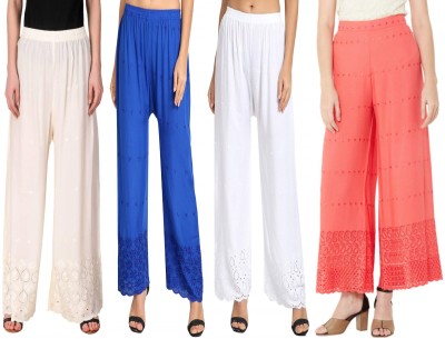 TNQ Regular Fit Women Multicolor Trousers