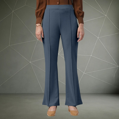 Anitafashion Loose Fit Women Grey Trousers