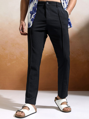HIGHLANDER Slim Fit Men Blue Trousers