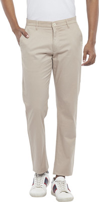 Byford by Pantaloons Slim Fit Men Khaki Trousers