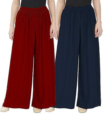 zulespride Flared Women Multicolor Trousers
