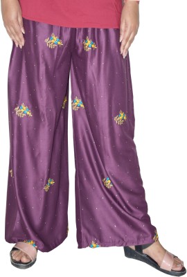 Classikon Regular Fit Women Purple Trousers