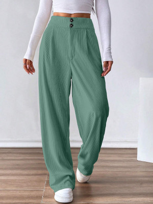 Rajovati Loose Fit Women Blue Trousers