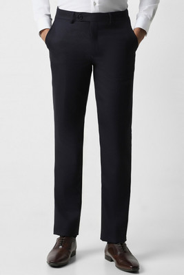 VAN HEUSEN Slim Fit Men Blue Trousers