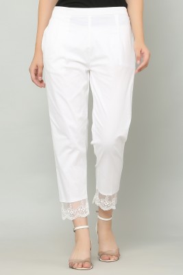 SARVA CLOTHINGS Regular Fit Women White Trousers