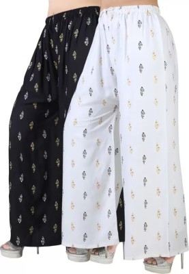 Big Hub Regular Fit Women Black, White Trousers