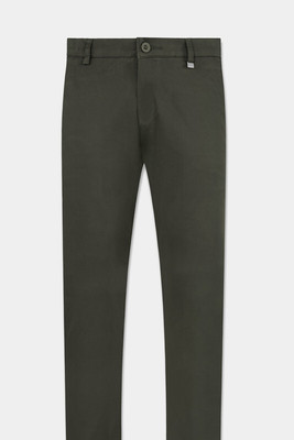 french crown Regular Fit Men Green Trousers