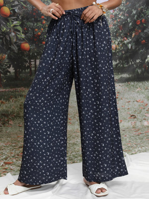Tokyo Talkies Regular Fit Women Dark Blue Trousers
