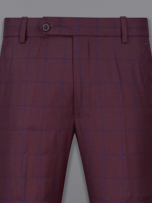 french crown Regular Fit Men Purple Trousers