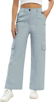 CHAKUDEE Fashion Regular Fit Women Silver Trousers